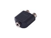 2RCA Female to 3.5mm Stereo Female Splitter Audio Adapter 2RCA Female to 3.5mm Stereo Female Splitter Audio Adapter