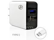 T-Mobile LG V20 Accessory Kit, 2 in 1 Rapid Charging 2.1 Amp Wall Charger Adapter + 3 Feet TYPE C 2.0 Fast USB Data Sync Cable WHITE T-Mobile LG V20 Accessory Kit, 2 in 1 Rapid Charging 2.1 Amp Wall Charger Adapter + 3 Feet TYPE C 2.0 Fast USB Data Sync Cable WHITE