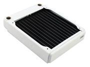 XSPC EX140 Radiator, 140mm x 1, Single Fan, White XSPC EX140 Radiator, 140mm x 1, Single Fan, White