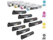 LD Compatible Replacements for Toshiba T-FC25 Set of 8 Laser Toner Cartridges Includes: 2 T-FC25-K Black, 2 T-FC25-C Cyan, 2 T-FC25-M Magenta, and 2 T-FC25-Y Ye LD Compatible Replacements for Toshiba T-FC25 Set of 8 Laser Toner Cartridges Includes: 2 T-FC25-K Black, 2 T-FC25-C Cyan, 2 T-FC25-M Magenta, and 2 T-FC25-Y Ye