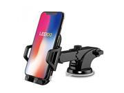 LEEIOO Car mount Dashboard&windshield Car Phone Holder Cell Phone Car Cradle for iPhone X 8/8s 7 7 Plus 6s Plus 6s 6 SE Samsung Galaxy S8 Plus S8 Edge S7 S6 Not