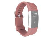 For Fitbit Charger 2 Bracelet Watch Diamond Texture TPU Watchband, Full Length: 23cm