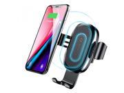 Baseus Wireless Car Charger Air Vent Phone Holder Gravity Car Mount Fast Charging for Samsung Galaxy S8, S7/S7 Edge, Note 8 5 and Standard Charge for iPhone X,