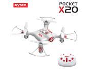 Syma X20 Pocket Drone 2.4Ghz Mini RC Quadcopter Headless Mode Altitude Hold