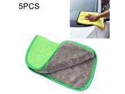 5 PCS 30 x 30cm Microfiber Absorbent Cleaning Drying Clean Cloth Washing Car Care Wash Towel (Gray + Green) 5 PCS 30 x 30cm Microfiber Absorbent Cleaning Drying Clean Cloth Washing Car Care Wash Towel (Gray + Green)