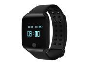 Z66 Waterproof Touch Operation Smart Watch Silicone Band Sports Smartwatch 0.95 Inch OLED Screen Watch For Android For iOS