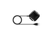 JS USB Charger Cradle Cable Charging Dock for FitBit Versa Watch Replacement 1 Pack