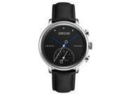 Bozlun Bluetooth Business Quartz SmartWatch Men Leather Smart Watch Clock Waterproof Wristwatch Watches Message Call Reminder H8 Black and Silver