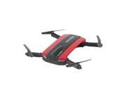 JIN XING DA Foldable MINI 523 G-sensor Camera WIFI FPV RC Quadcopter HD Selfie Drone Red