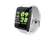 M28 Smart Watch Big Screen Heart Rate Monitor Blood Pressure Blood Oxygen SPO2 Multi Sport Mode Swim Smartwatch IP67(White)