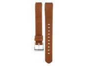 Miimall Leather Replacement Band for Fitbit Alta, Alta HR - Brown/High Quality Leather Material, Premium Stainless Steel Metal Clasp,Easy Installation, Elegant