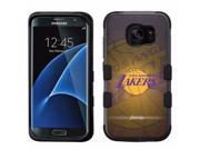 for Samsung Galaxy S7 Edge Armor Impact Hybrid Cover Case LA Lakers #B
