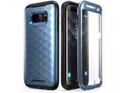 Samsung Galaxy S7 Edge Case Full-body Cover Built-in Screen Protector Blue
