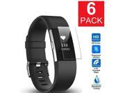 6-Pack MagicShieldz HD Clear Full Coverage Screen Protector For Fitbit Charge 2
