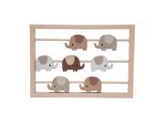 UPC 084122581128 product image for Lambs & Ivy Oatmeal Cookie Wall Decor - Gray, Brown, Beige, Animals, Elephant | upcitemdb.com