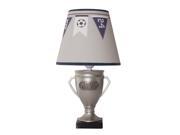 UPC 084122596245 product image for Lambs & Ivy Varsity Lamp with Shade & Bulb - Blue, Gray, Sports | upcitemdb.com