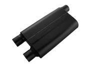 Flowmaster - 842583 - 80 Series Muffler 409S - 2.50 Offset In / 2.50 Dual Out Flowmaster - 842583 - 80 Series Muffler 409S - 2.50 Offset In / 2.50 Dual Out
