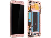 LCD replacement part with touchscreen for Samsung Galaxy S7 Edge - Pink