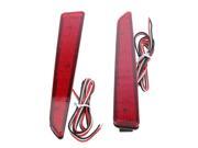 Pair of Rear Bumper Reflect Warning Light Plate Replacement Modification Tail Brake Lamp for Pair of Rear Bumper Reflect Warning Light Plate Replacement Modification Tail Brake Lamp for