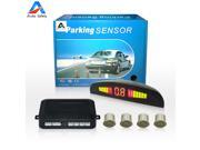 Car Reverse Backup Radar System- Auto safety parking sensor kit -LED Dispaly + Human Voice Alert +4 sensors+4 colors for Universal Auto Vehicle (champagne) Car Reverse Backup Radar System- Auto safety parking sensor kit -LED Dispaly + Human Voice Alert +4 sensors+4 colors for Universal Auto Vehicle (champagne)