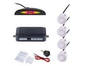 Tiemahun LED Parking Sensors Car Auto Vehicle Reverse Backup Radar System- Sound Warning- Water resistant anti-freeze- 22MM Diameter Sensor 2.3M Cable X68D (Whi Tiemahun LED Parking Sensors Car Auto Vehicle Reverse Backup Radar System- Sound Warning- Water resistant anti-freeze- 22MM Diameter Sensor 2.3M Cable X68D (Whi