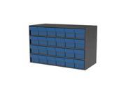 Akromils Textured Charcoal Cabinet with 31168 Blue