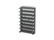 8 Shelves Single Sided Pick Rack With Clear Shelf Storage 30120SCLAR Bins