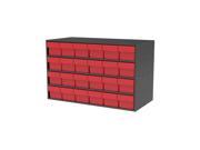 Akromils Textured Charcoal Cabinet with 31168 Red