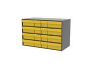Akromils Textured Charcoal Cabinet with 31118 31168 Yellow