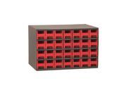 Akromils 28 Series Steel Storage 9 Drawer Cabine Red