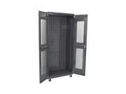 Akromils Secure View Security Bin Cabinet No Bins 36 Wx 18 Dx 78 H