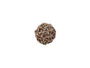 Cheungs Home Accent Decor Natural Fiber intricately Woven Rope 3 Decorative Balls