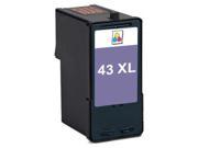 Lexmark 43XL Remanufactured Ink Cartridge TriColor G18Y0143