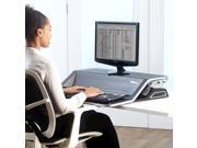 Fellowes 0007901 The Lotus Sit Stand Workstation Makes It Effortless To Add Movement To Your Wor