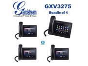 Grandstream GXV3275 Multimedia Business IP Phone for Android Bundle of 4