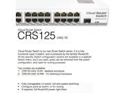 Mikrotik CRS125 24G 1S IN Cloud Router Layer 3 Gigabit Switch 24 port 1xSFP OSL5