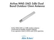 Airlive WAE 5AG 5dbi Dual Band Outdoor Omni Antenna Male N Type connector