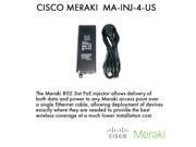 Cisco Meraki 802.3at PoE Injector