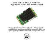 Mikrotik R11e 5HacT 5Ghz mini PCI e card 802.11ac 1.3Gbps tripple chain 3 x MMCX