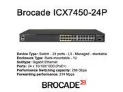 Brocade ICX7450 24P Switch