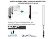 Ubiquiti BulletM5 Ti BM5 Ti Titanium Outdoor Radio 5.8GHz 6dBi Omni Antenna