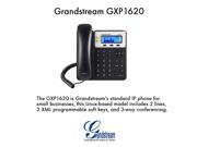 Grandstream GXP1620 2 SIP acct. SMB IP Phone 3 way Multi language call waiting