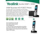 Yealink W56P W56H Cordless VoIP Phone PoE HD Voice and Base Unit USB Charge
