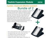 Yealink Bundle of 2 EXP39 LCD Expansion Mod Comp. to SIP T29G T28P T27P T26P