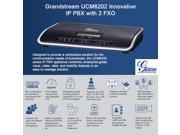 Grandstream UCM6202 Innovative IP PBX with 2 FXO and 2 FXS Ports