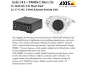 Axis Bundle 0658 001 F41 Main Unit 0775 001 F4005 E Dome Sensor Unit