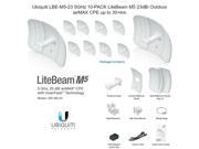 Ubiquiti LBE M5 23 5GHz 10 PACK LiteBeam M5 23dBi Outdoor airMAX CPE up to 10 km