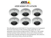 Axis M3007 PV 6 PACK 0515 001 Fixed Mini Dome Network Camera 5 MP Digital PTZ