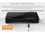 Tenda SG108 8 Port Gigabit Switch Uninterrupted Gaming HD Video Streaming