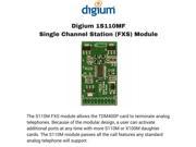 Digium 1S110MF Single Channel Station FXS Module